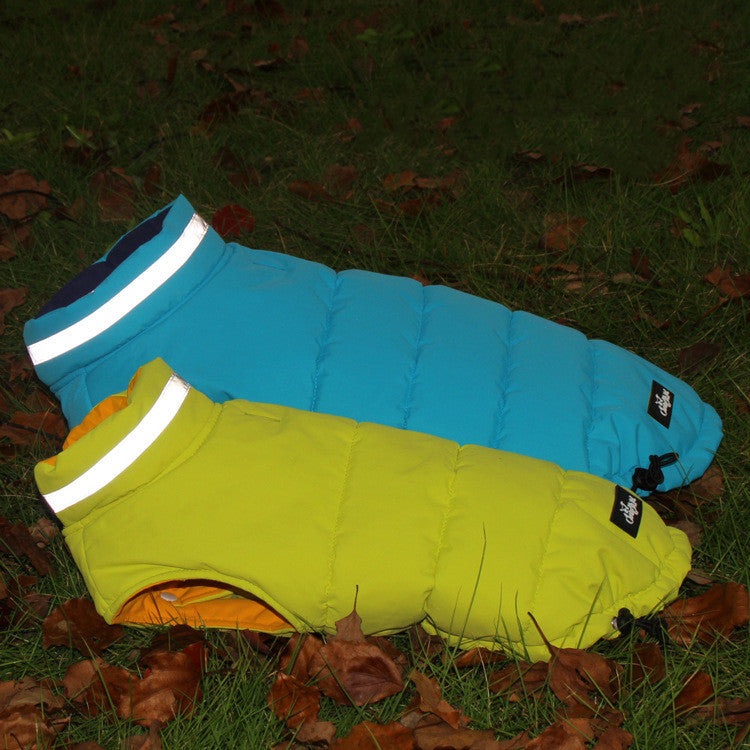 Thick Waterproof Double-Sided Reflective Pet Jacket