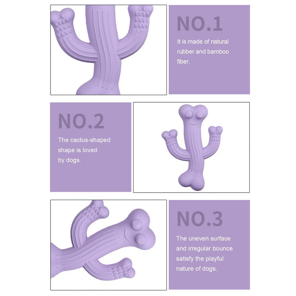 Cactus Chew Toy Durable Interactive Pet Toy