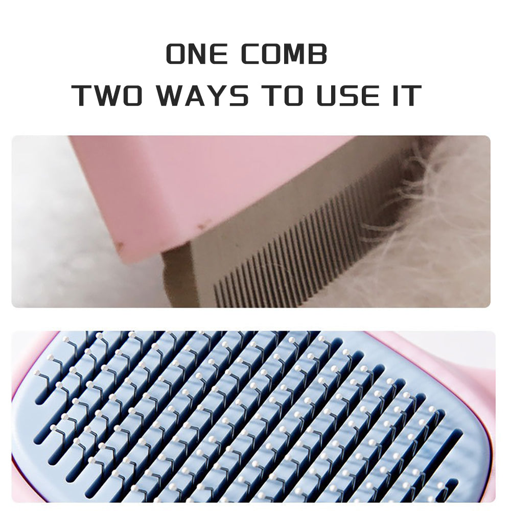 Pet Deshedding And Dematting Grooming Brush Reduces Shedding