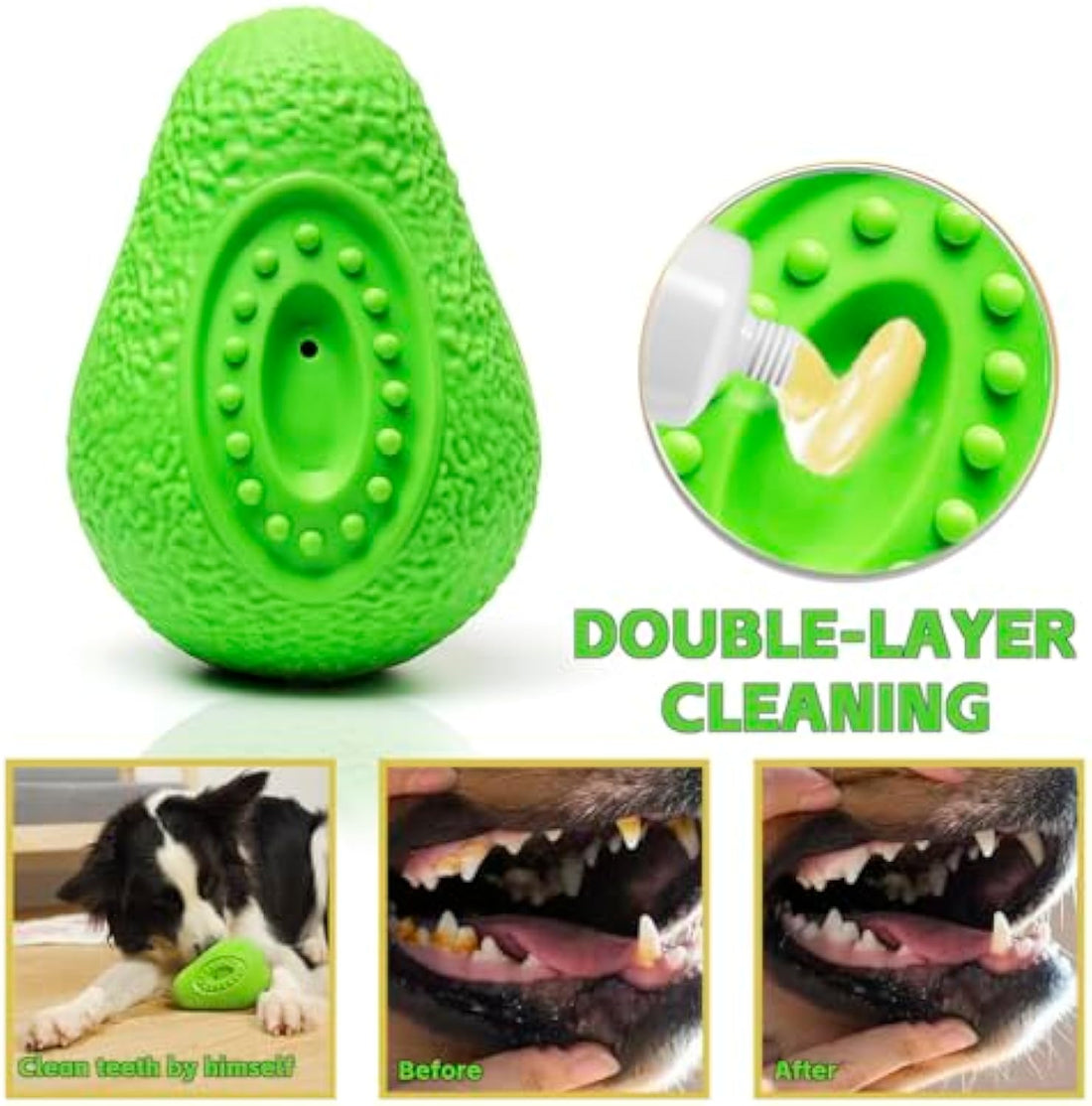 Heavy Duty Indestructible Rubber Chew Toy For Pets