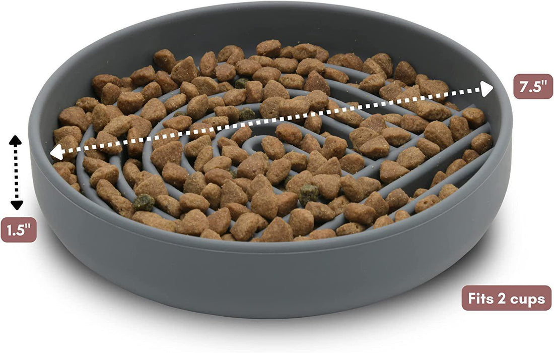 Pet Slow Feeding Bowl Anti-Choke Food Dish