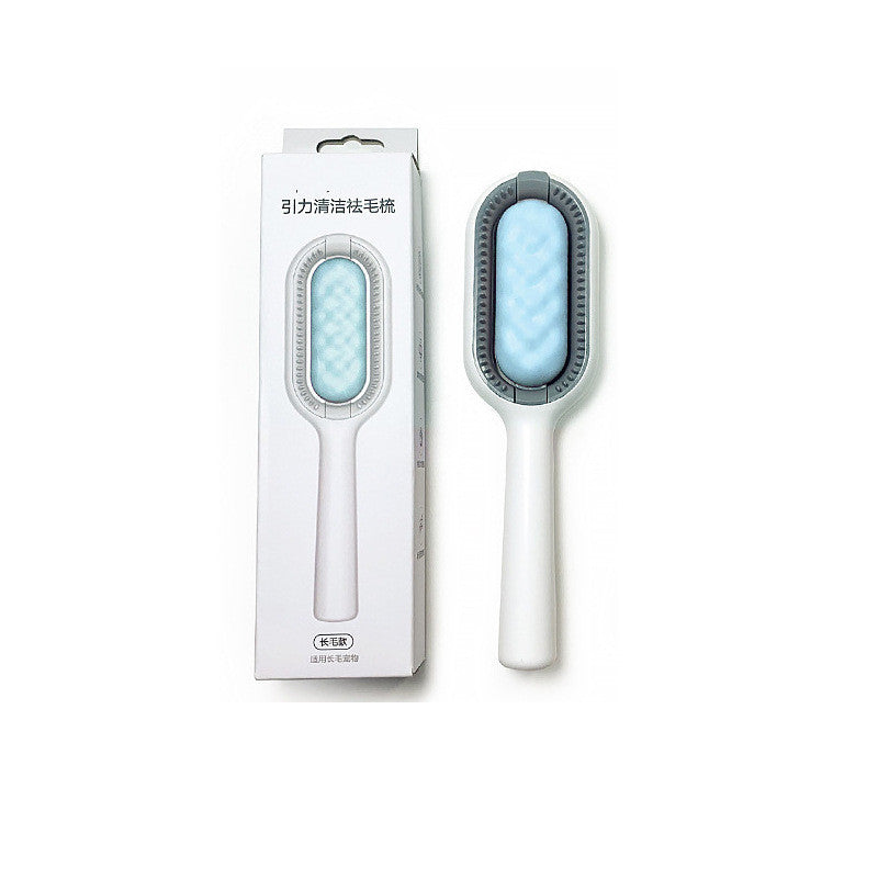 Pet Dematting Grooming Brush Hair Removal Comb With Hair Collector