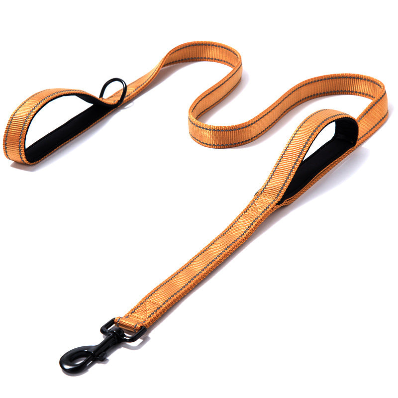 Reflective Double Thickened Nylon Pet Leash Durable Walking