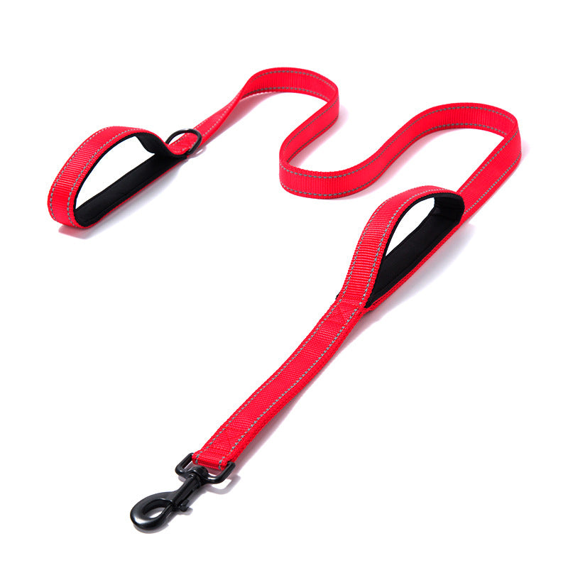 Reflective Double Thickened Nylon Pet Leash Durable Walking
